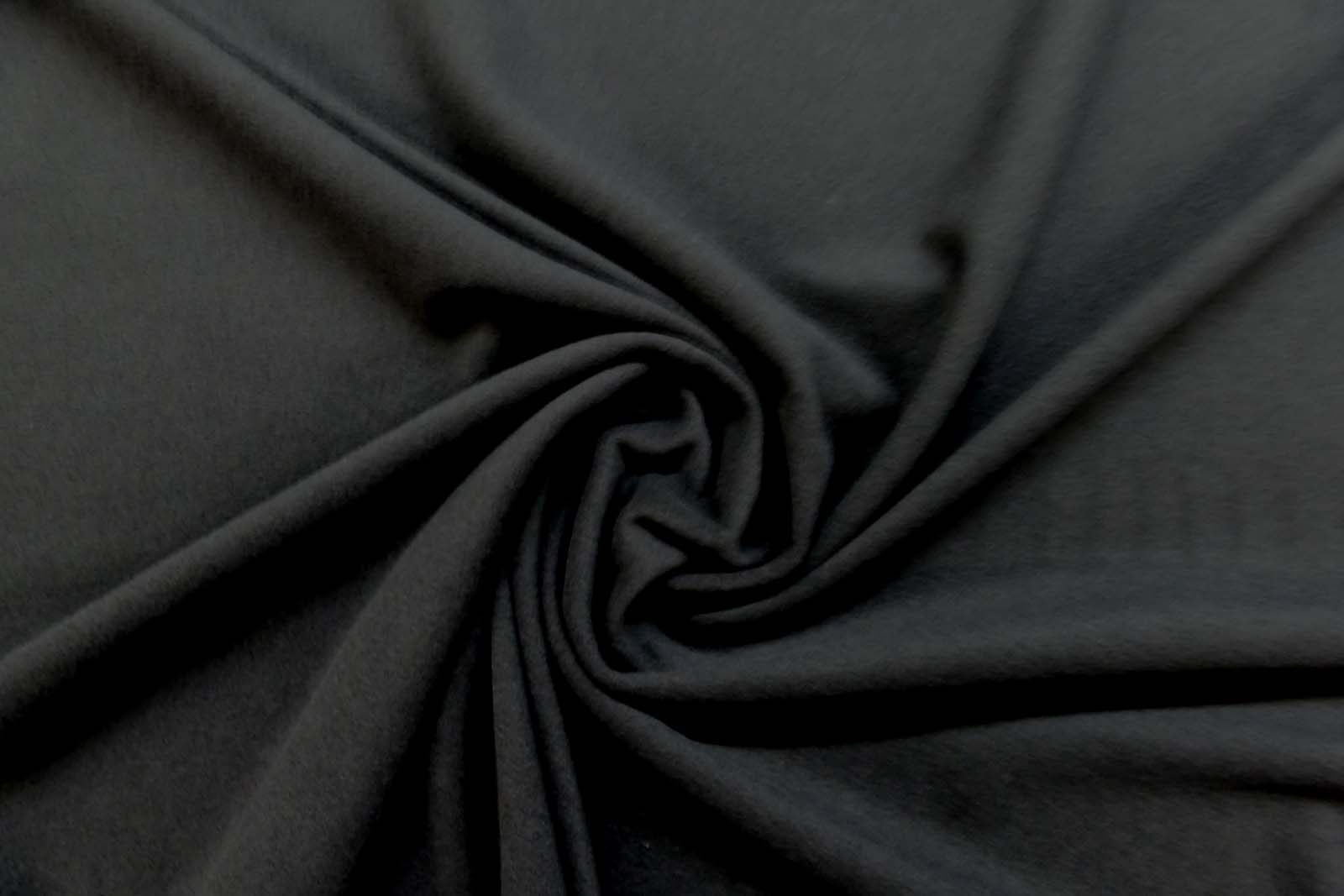 Mantelflausch schwarz mit Kaschmir