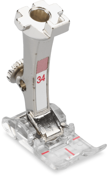 BERNINA Rücktransportfuß mit transparenter Sohle #34 für Modelle bis 1630