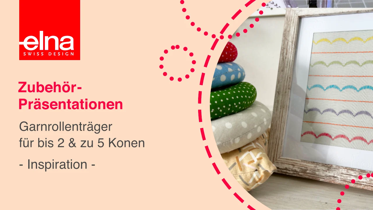 Elna Garnrollenträger für fünf Garnrollen für 820, 8200, 8300, Ansicht 2