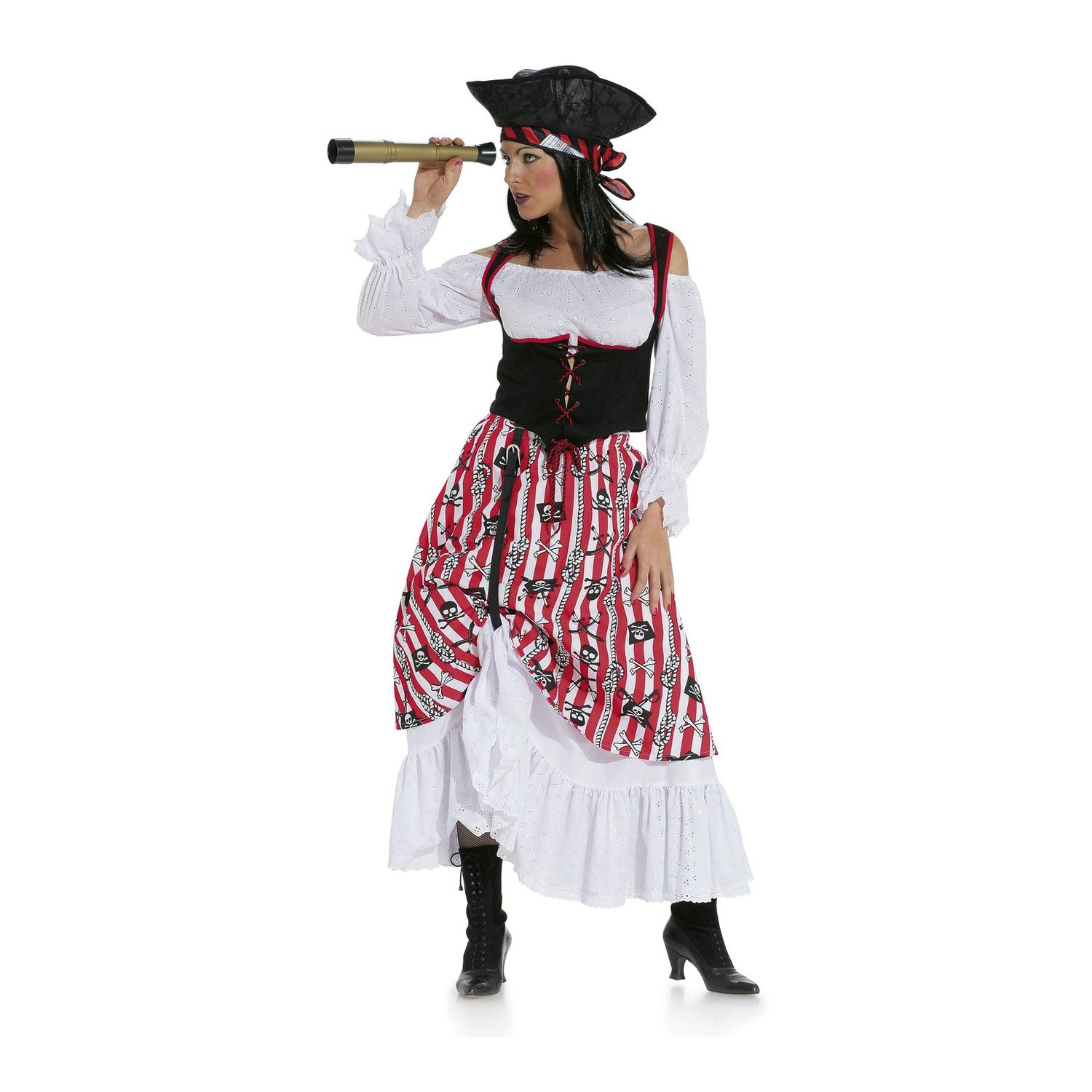 burda style Schnittmuster 2422: Piratenkostüm für Damen, Modellfoto 1