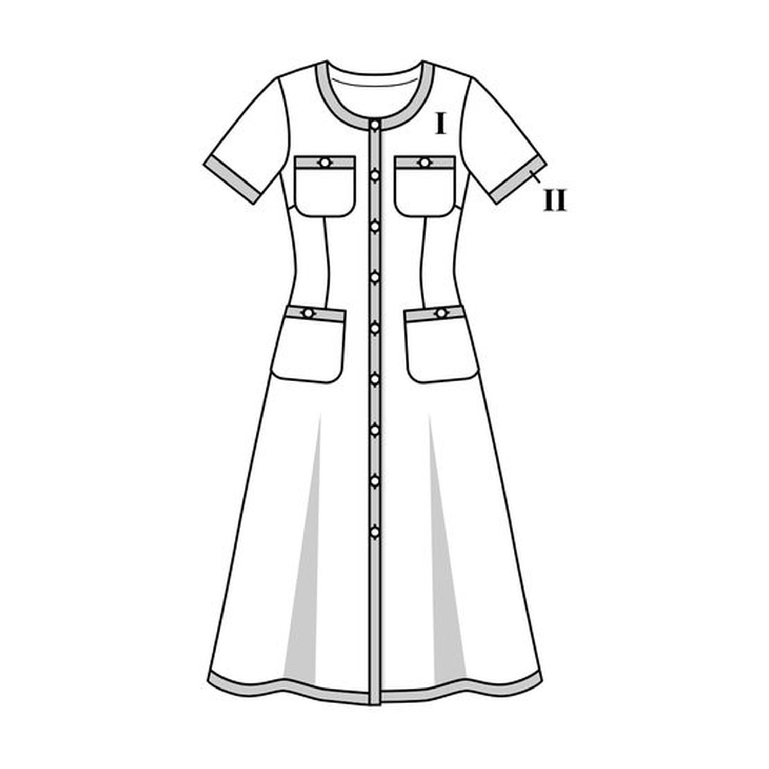 burda style Schnittmuster 5652: Strickkleid und kurze Strickjacke, Modellfoto 2