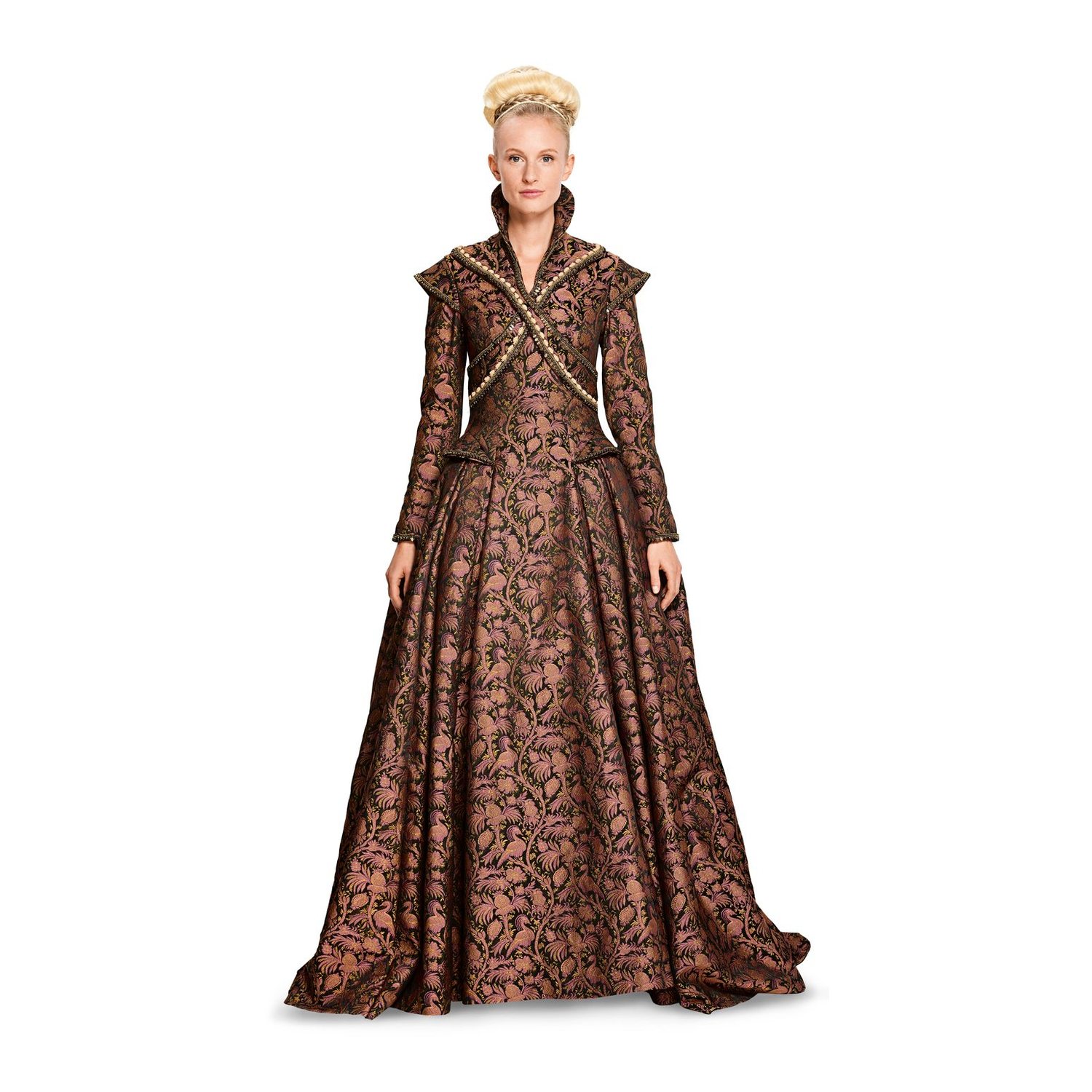burda style Schnittmuster 6398: Renaissance-Kleid mit Korsage, Modellfoto 1