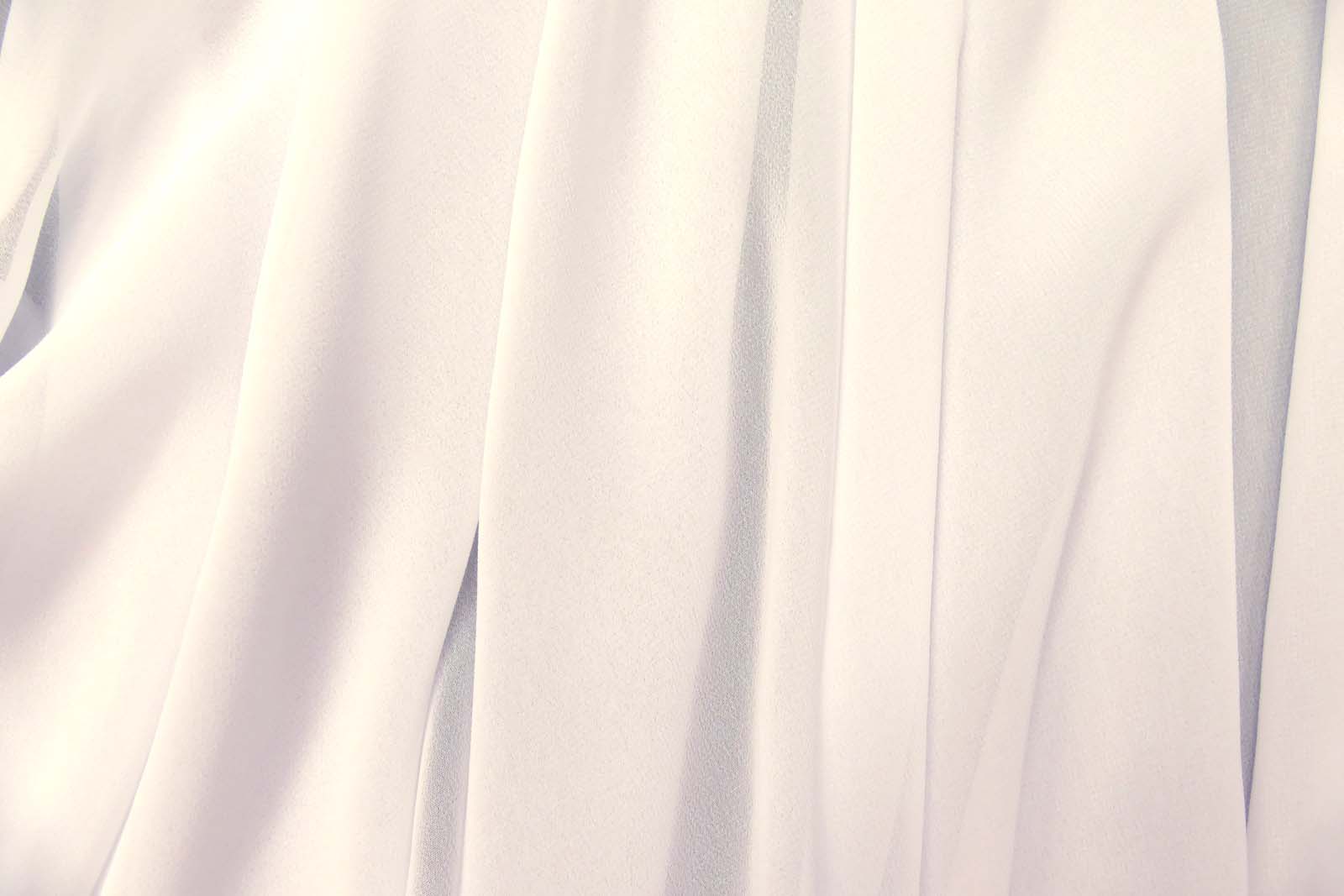 Chiffon Perle weiß
