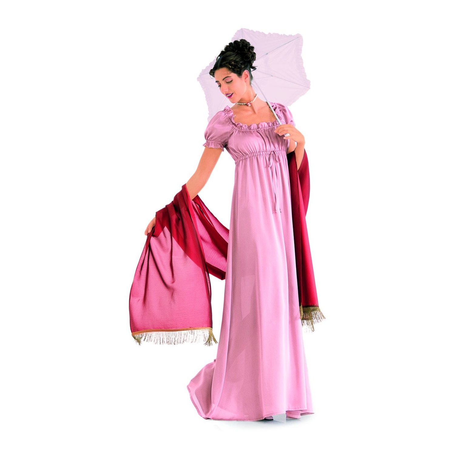 burda style Schnittmuster 2493: Empire-Kleid Josephine, Modellfoto 2