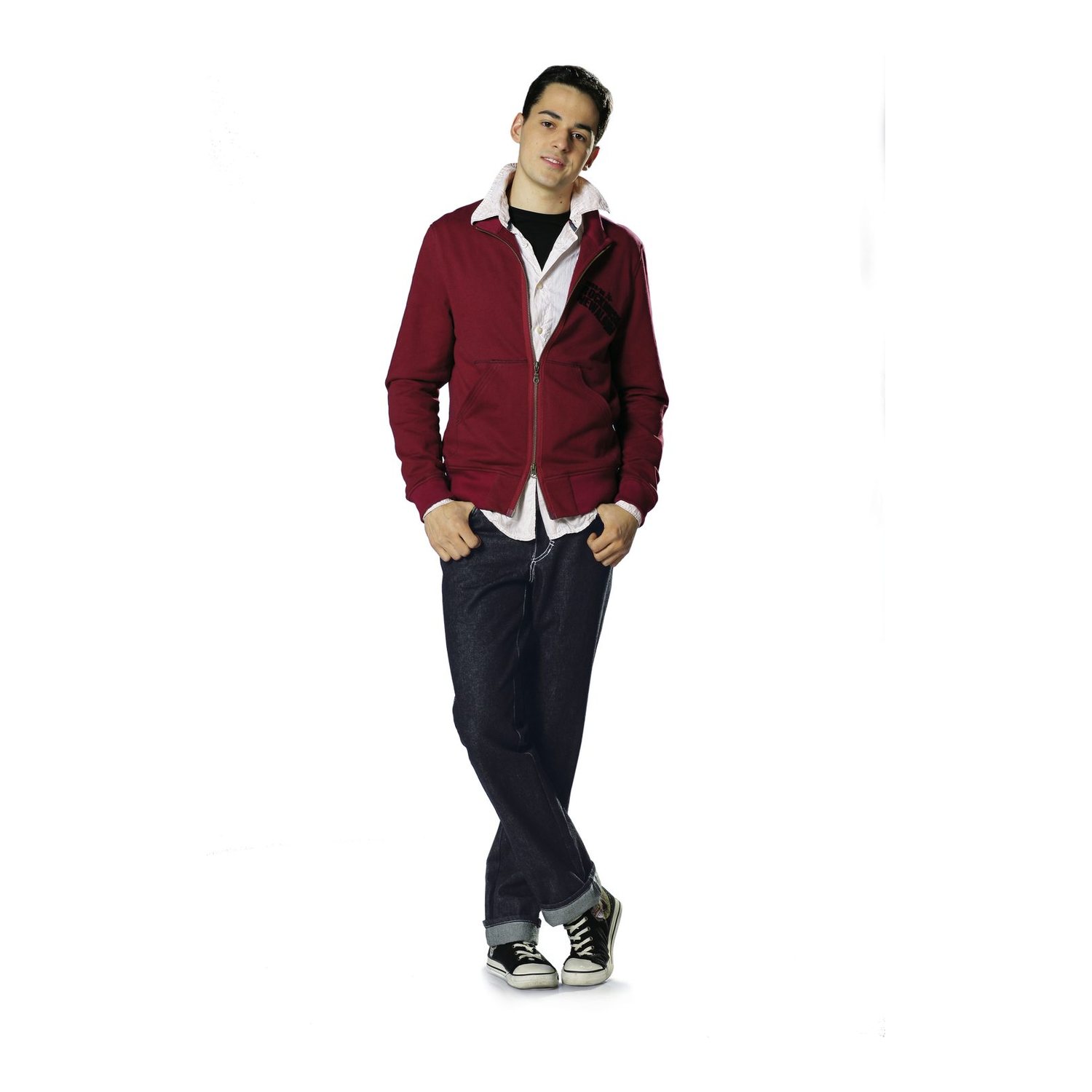 burda style Schnittmuster 7734: Herren-Sweatjacke und Poloshirt, Modellfoto 3