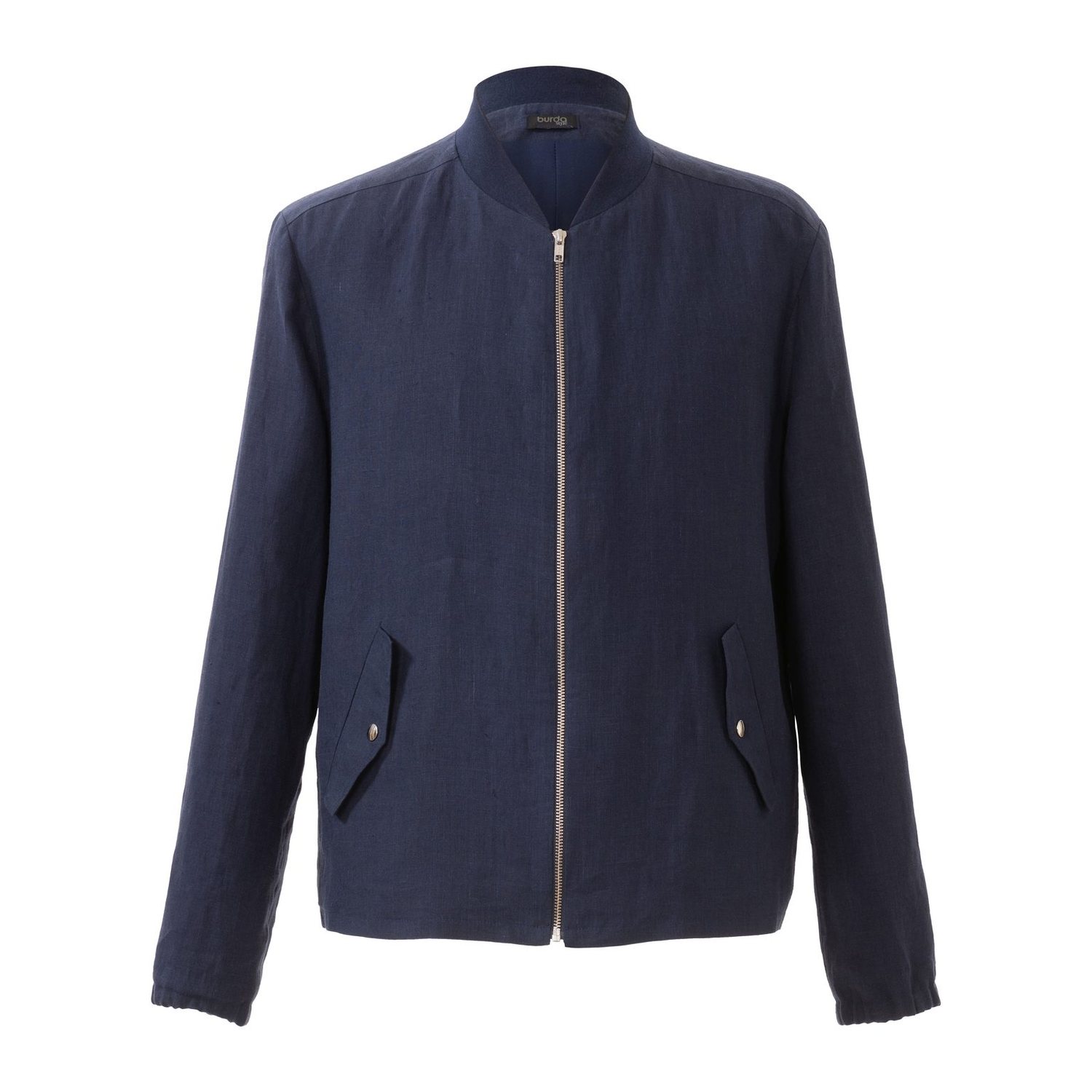 burda style Schnittmuster 6351: Herrenblouson mit Stehkragen, Modellfoto 1