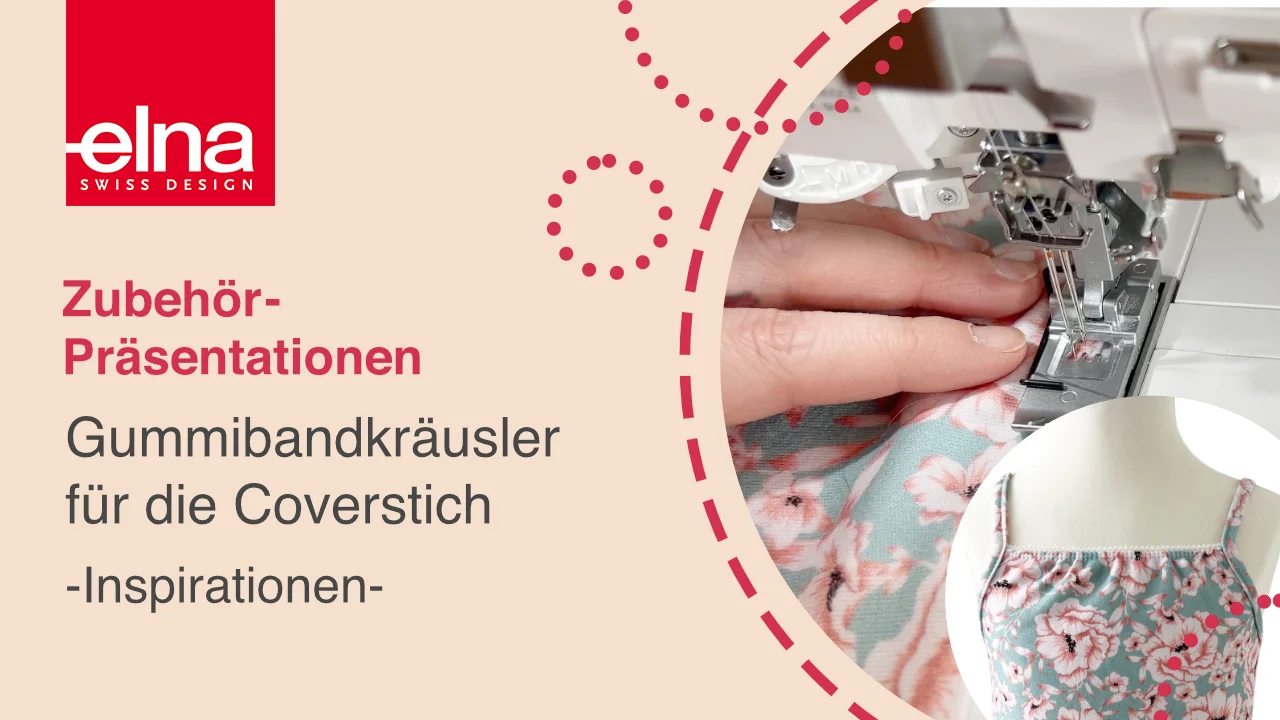 Elna Gummibandkräusler schmal, Ansicht 2